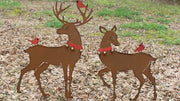Festive Reindeer Yard Sculptures – Doe 20