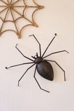 Halloween Spider Decoration – Black Spider Figurine by Kalalou