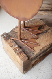 Farmhouse Rustic Geese – Set of 3 Metal Bird Sculptures