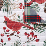 Cardinal and Plaid Reversible Chair Cover – Seasonal Protector