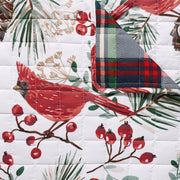 Cardinal and Plaid Reversible Chair Cover – Seasonal Protector