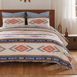Greenland Home Fashions Cheyenne 2-Piece Twin/XL Quilt Set, 68x88 Inch
