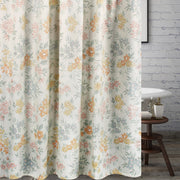 Greenland Home Fashions Cottage Style Bath Curtain with Floral Print