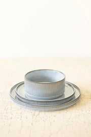 3-Piece Blue Ceramic Dinnerware Set 10