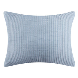 Cosmo Soft Blue Chambray Pillow Sham