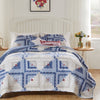 Greenland Home Fashions Cottage Cabin GL-2402CMST 2-Piece Twin/XL Quilt Set, 68x88 Inch