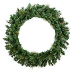 Vickerman D172542 42" Mixed Brussels Pine Artificial Wreath 375 PVC/Hardneedle Tips