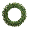 Vickerman D172543LED 42" Artificial Mixed Brussels Pine Wreath 375 PVC/Hardneedle Tips Dura-Lit 150 Warm White LED Mini Lights