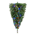 Vickerman D172649LED 48" X 27" Artificial Mixed Brussels Pine Teardrop 242 Pvc/Hardneedle Tips Dura-Lit 100 Multi LED Mini Lights
