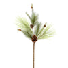 Vickerman D180503 32" Larkspur Pine Artificial Christmas Spray. Includes 2 Sprays Per Pack.