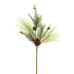 Vickerman D180503 32" Larkspur Pine Artificial Christmas Spray. Includes 2 Sprays Per Pack.