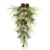 Vickerman D180507 30" Larkspur Pine Artificial Christmas Teardrop Unlit