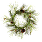 Vickerman D180524 24" Larkspur Pine Artificial Christmas Wreath Unlit