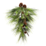 Vickerman D181107 30" Boulder Pine Artificial Christmas Teardrop Unlit