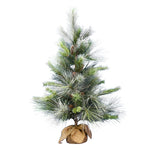 Vickerman D182040 48"X25" Frosted Pine Artificial Christmas Tree Unlit