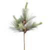 Vickerman D182103 30" Frosted Myers Pine Artificial Christmas Spray. Includes 2 Sprays Per Pack.