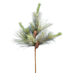 Vickerman D182103 30" Frosted Myers Pine Artificial Christmas Spray. Includes 2 Sprays Per Pack.
