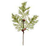 Vickerman D190303 20" Cedar Pinecone Artificial Christmas Spray. Includes 3 Sprays Per Pack.