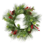Vickerman D192124 24" Morris Pine Artificial Christmas Wreath Unlit