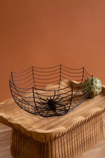 Halloween Bowl With Spider - 5.5 High - Seasonal Decorative Display by Kalalou