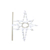Vickerman D493047 3' Bethlehem Star Commercial Pole Decoration 47 LED Pure White Lights Uv Resistant