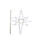 Vickerman D493047 3' Bethlehem Star Commercial Pole Decoration 47 LED Pure White Lights Uv Resistant