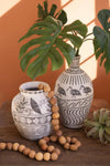 Terracotta Plant Container 14 Height Native Design Decorative Pot by Kalalou