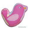 Bird Shape Novelty Decor Throw Pillow – Embroidered Cotton