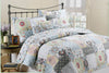 Traditional Patchwork Quilt Bedding Set Reversible Design