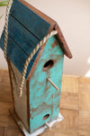 Eco-Friendly Recycled Wood Birdhouse – Patio and Porch Accent