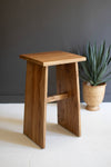 Solid Teakwood Bar Stool 28"H