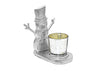 One Pixie Street Metal Tea Light Candle Stand with Glass Votive