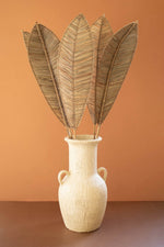 Angel Leaf Sculpture 60"H Brown Bamboo Branch Dried Floral Accent By Kalalou
