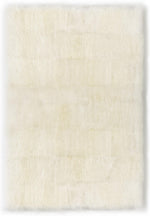 Design Longwool Sheepskin Rug 4'x6' – Natural Wool Area Rug with Quilted Backing Indoor Decor by Auskin