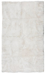 Rectangular Area Rug Alpaca Fur Luxury Texture 4' x 6' By Auskin