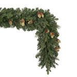 Vickerman Dt210614 9' X 14" Emerald Mixed Fir Artificial Christmas Garland Unlit