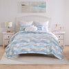 Greenland Home Fashions Dover Tidal Blue 3-Piece Coverlet Set