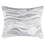 Greenland Home Fashions Dover Harbor Gray Sham