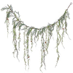 Vickerman E150112 4' Weeping Cedar Artificial Christmas Garland Unlit