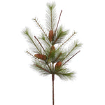 Vickerman E154803-2 30" Mix Mountain Pine Artificial Christmas Spray. Includes 2 Sprays Per Pack.