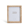 Two's Company EBH007 Stylish Chic Rattan Woven Construction Photo Frame