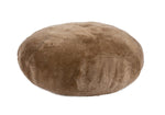 Sheepskin Ottoman Round Shearling Cover 24" x 24" x 11" Indoor Seating Accent By Auskin