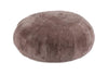 Plush Sheepskin Cover Ottoman – Circular Design – 28x60cm – Living Room Decor
