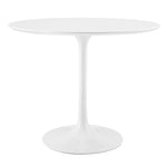 Modway Lippa 36" Round Wood Top Dining Table
