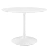 Modway Lippa 40" Round Wood Top Dining Table