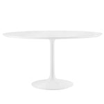 Modway Lippa 54" Round Wood Top Dining Table