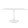 Modway Lippa 47" Square Wood Top Dining Table