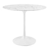 Modway Lippa 36" Round Artificial Marble Dining Table