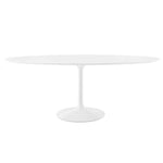 Modway Lippa 78" Oval Wood Top Dining Table