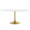 Modway Lippa 60" Round Wood Dining Table